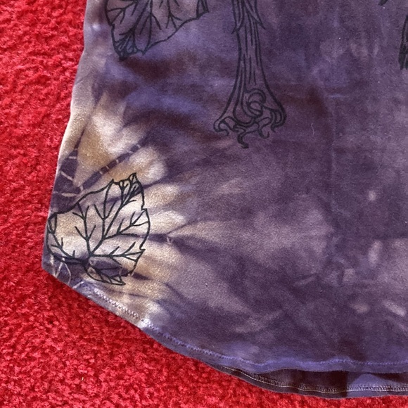 Serpent and bow leotard swimsuit camisole moon flower logwood dyed - Picture 8 of 12